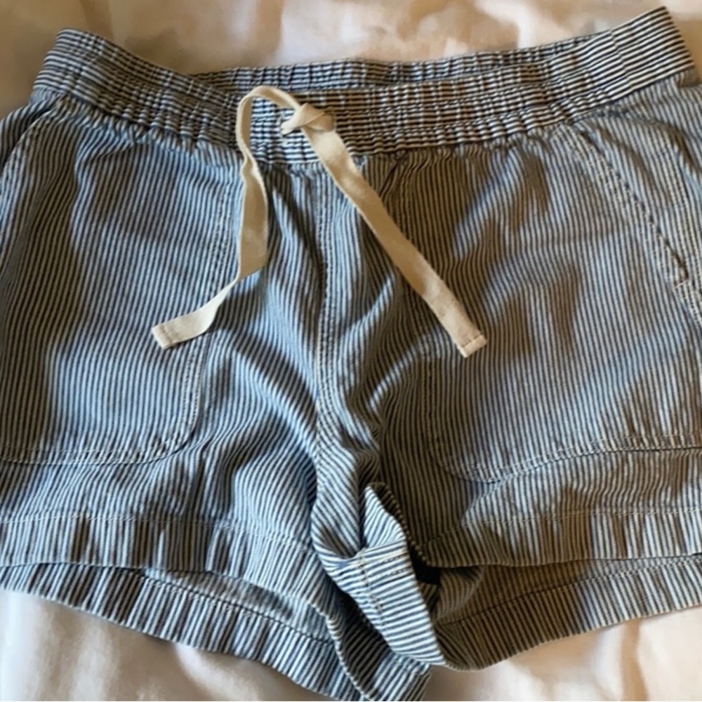 Striped Blue Women's Shorts